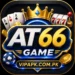 AT66 Game VIPAPK earning platform modern logo design