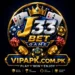 J33 Bet earning game 3D casino logo