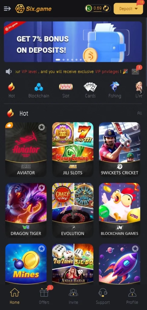 Six Game Screen Shoots