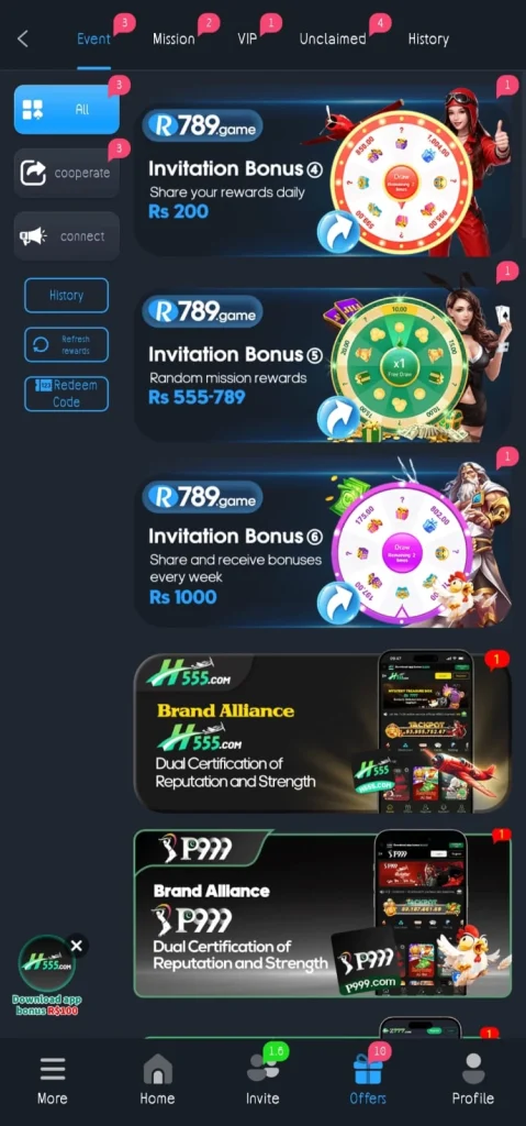 Special limited time game offer