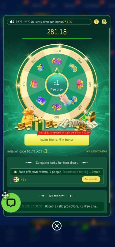 J33Bet slot spin gameplay screen