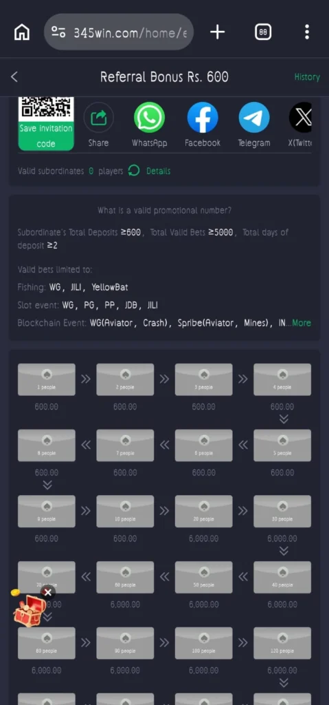 Commission earnings mobile screen