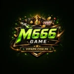 M666 earning game logo with VIPAPK.COM.PK premium casino design
