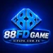 88FD Game blue 3D gaming logo