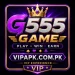 G555 Game purple logo with crown
