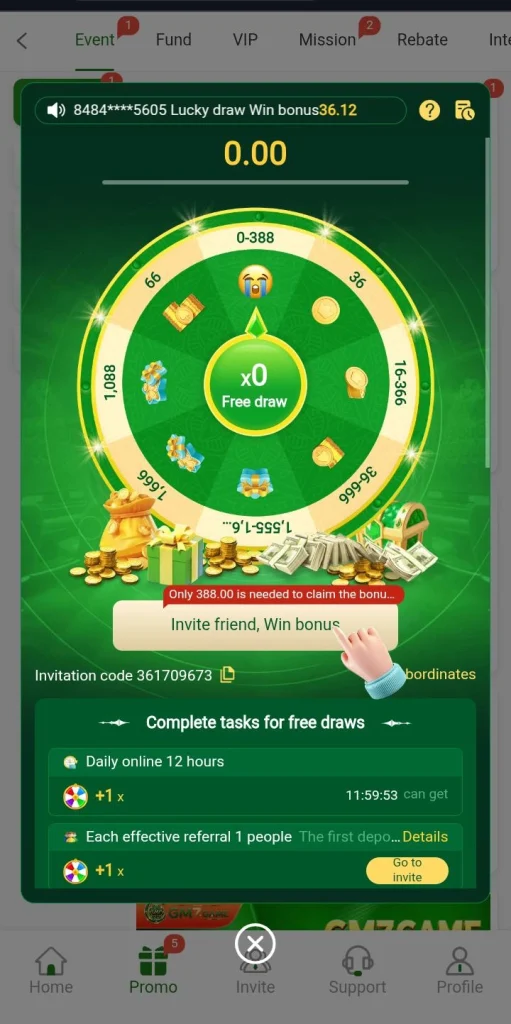 Game free wheele