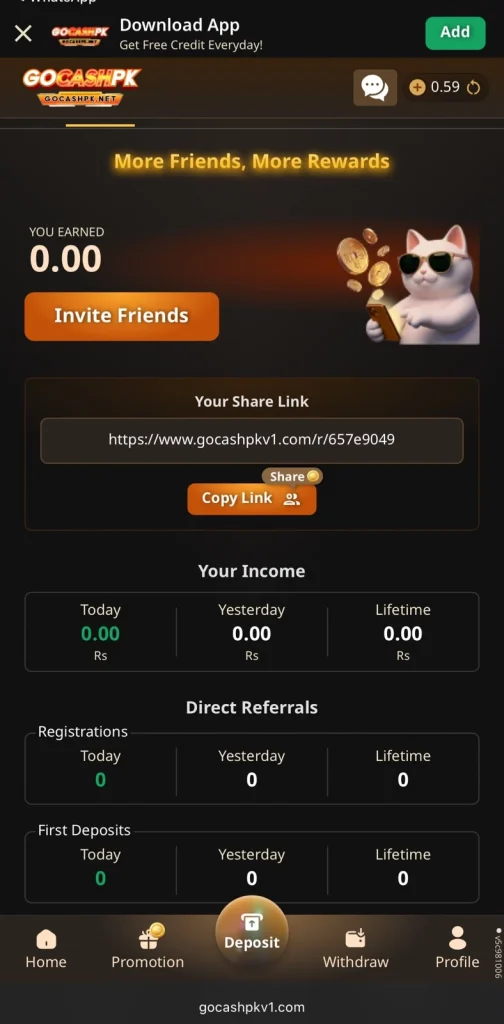 Gocashpk App