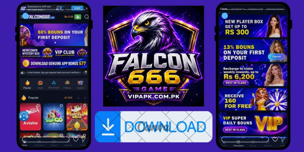 Falcon666 Banner in mobile screen
