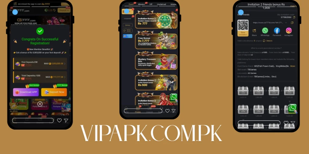 CB777 Game Banner on mobile screen