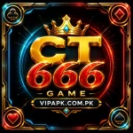 CT666 Game promotional banner with VIP rewards and premium gaming design