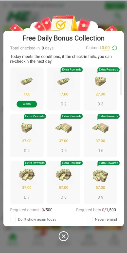 Game free daily bonusees