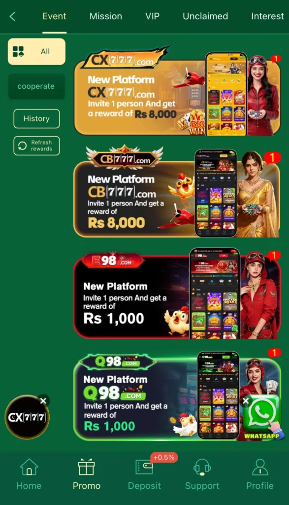 Ct777 and other Platform provider