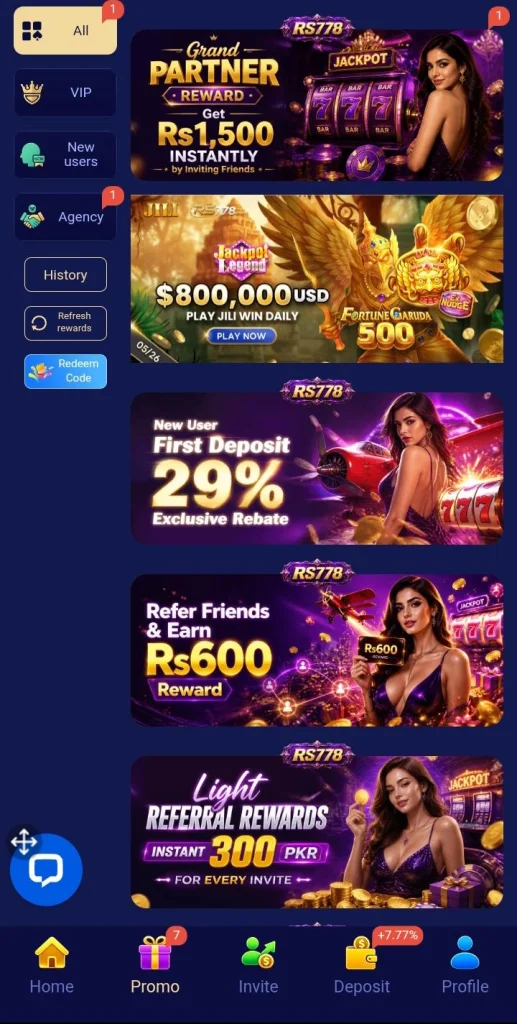 RS778 APP OFFERS