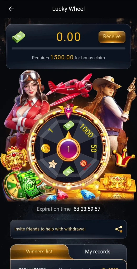 222RS Game lucky wheel