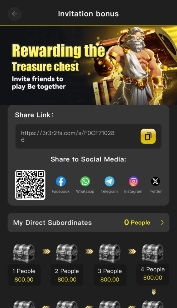 Game Invitation bonus