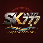 SK KHI777 Game logo with VIPAPK.COM.PK branding.