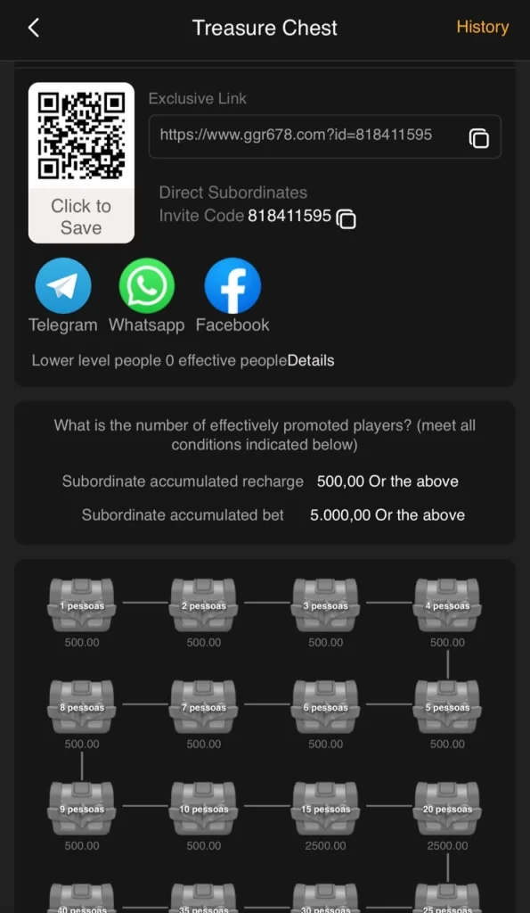 GGR678 App show real rewards box