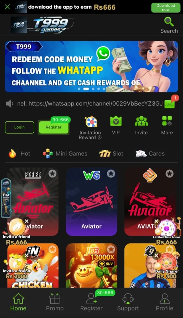 T999 Game App