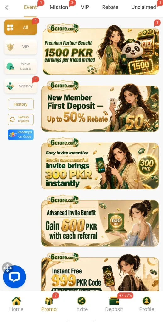 6Crore App offer