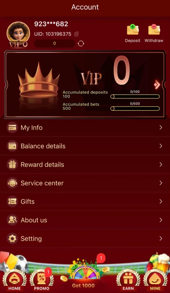 Game profile 
