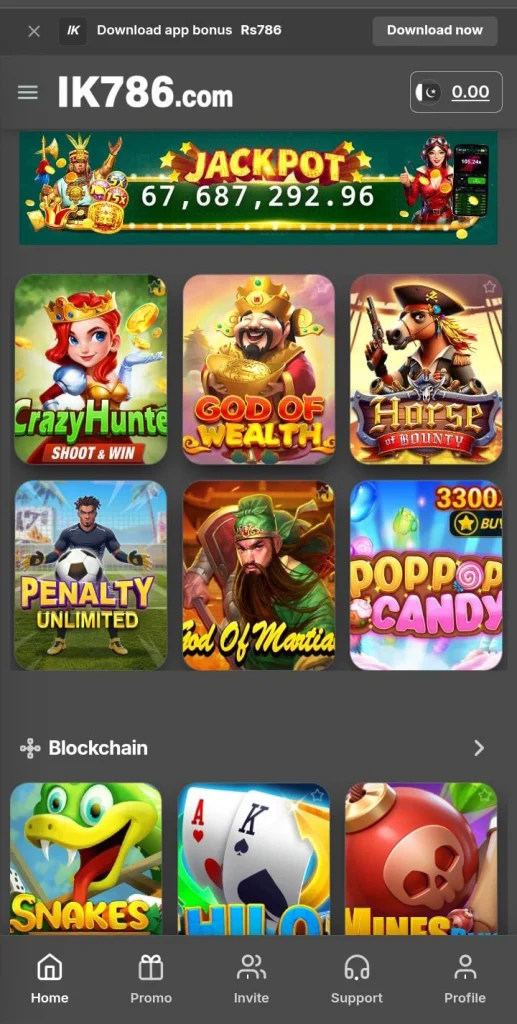 Game Categry and game dashboard