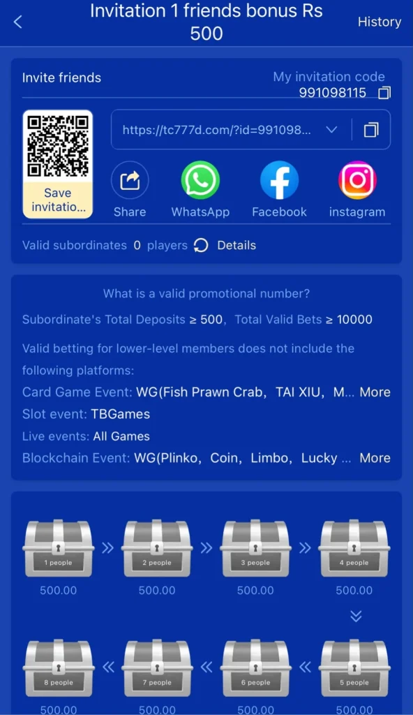tc777 game invite friends and earn rewards