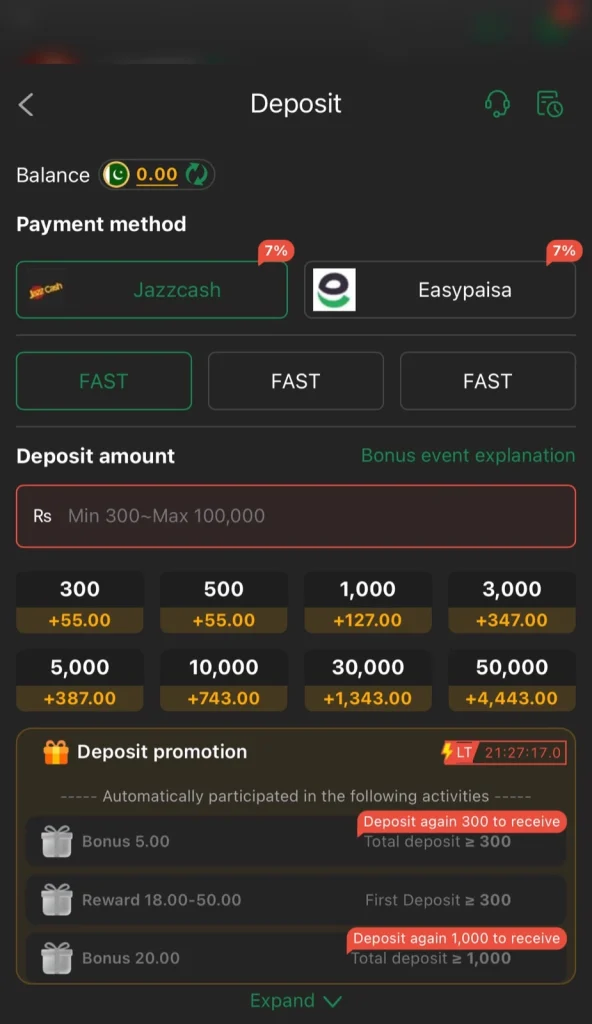 Jeeto 999 deposit
